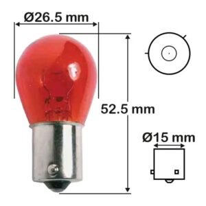 Ampoule 12V 21W orange 1TR003842