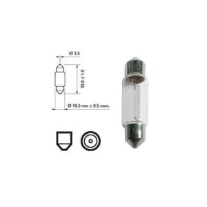 Ampoule navette 10x38 5W 1TR003846