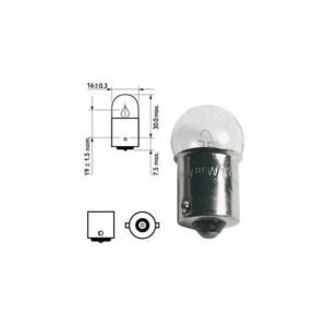 Ampoule graisseur 12V 5W 1TR003847