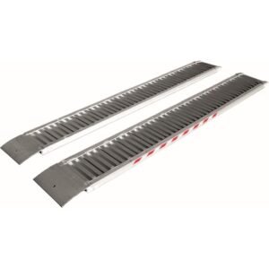 Jeu de rampes alu 2,5 m avec béquilles arrières pour plateau 4 m et 5 m 32032